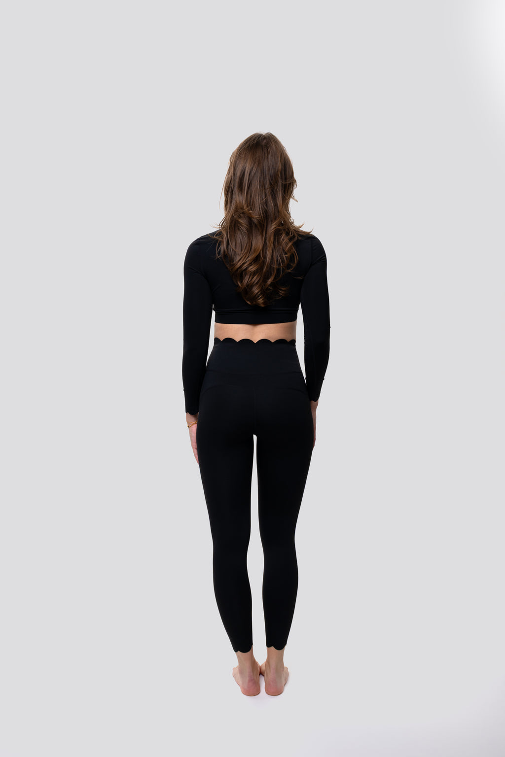 Top z długim rękawem | Pearl Noir