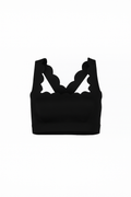 Czarny top | "Pearl Noir"