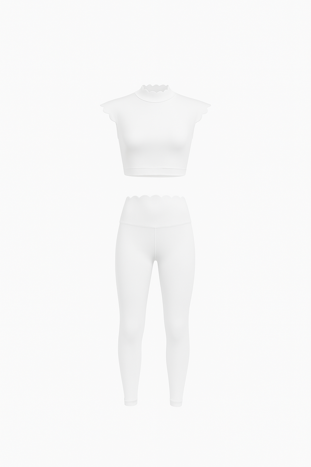 Komplet na krótki rękaw | Blanc Pearl PREORDER