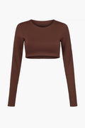 Top na długi rękaw | Brown PREORDER